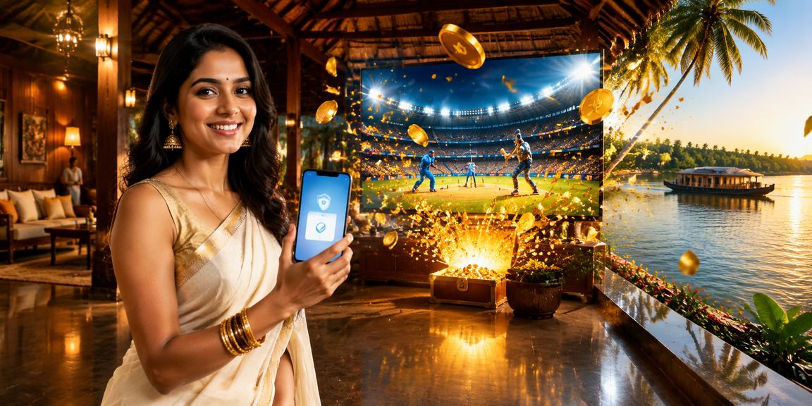Indian cricket betting scene with mobile devices